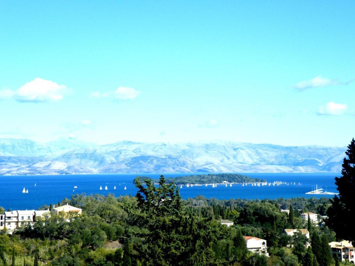 Stone Studio In Nature With View To Corfu Town! Evropouloi Luaran gambar