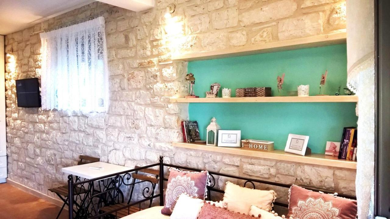 Stone Studio In Nature With View To Corfu Town! Evropouloi Luaran gambar