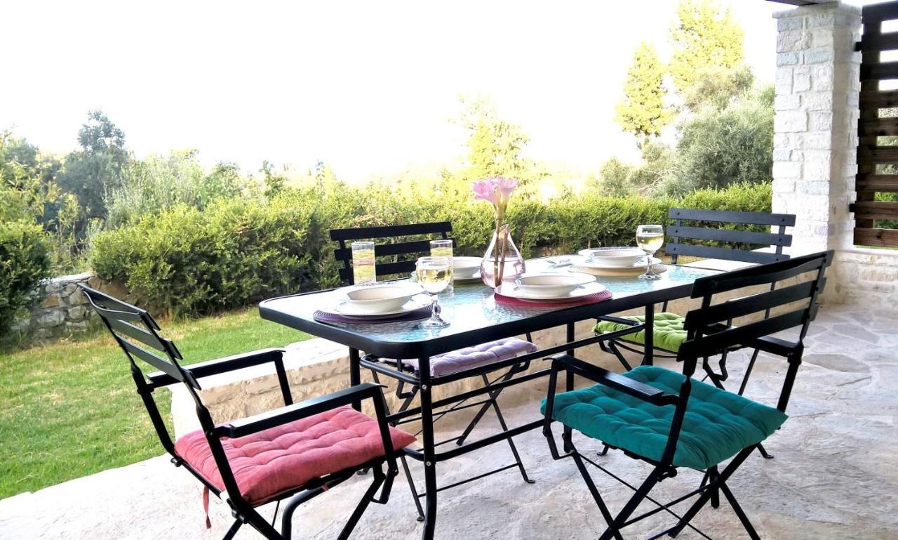 Stone Studio In Nature With View To Corfu Town! Evropouloi Luaran gambar